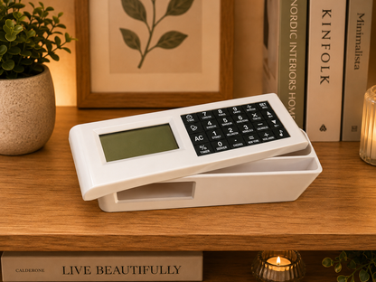 Alarm Clock with Pen Stand | Mini Clock with Dual Alarms | Bedside Clock for Students and Kids | Birthday Gifts and Presents for Boys and Girls