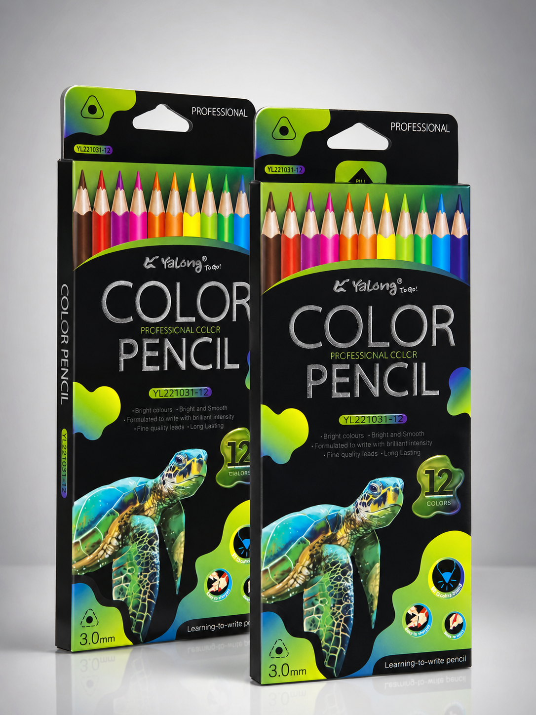 12 Shades Super Soft Color Pencils Box | Smooth Color Application | For Blending & Experimenting Different Art Strokes | Non-Toxic & Safe For Childrens
