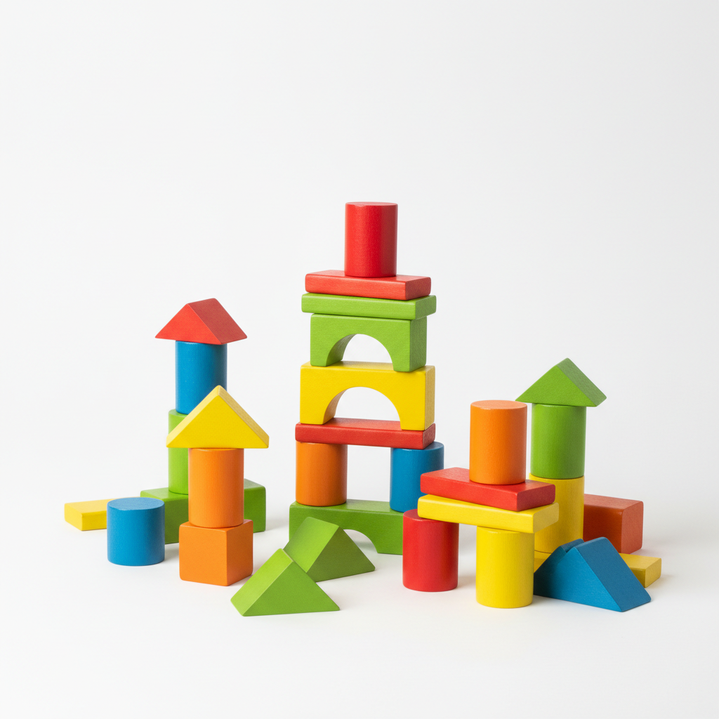 Colorful Building Blocks Set
